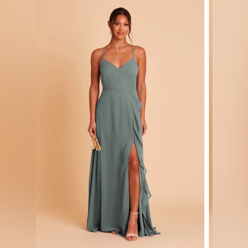 Birdy Grey Theresa Chiffon Dress - Sea Glass Size XS